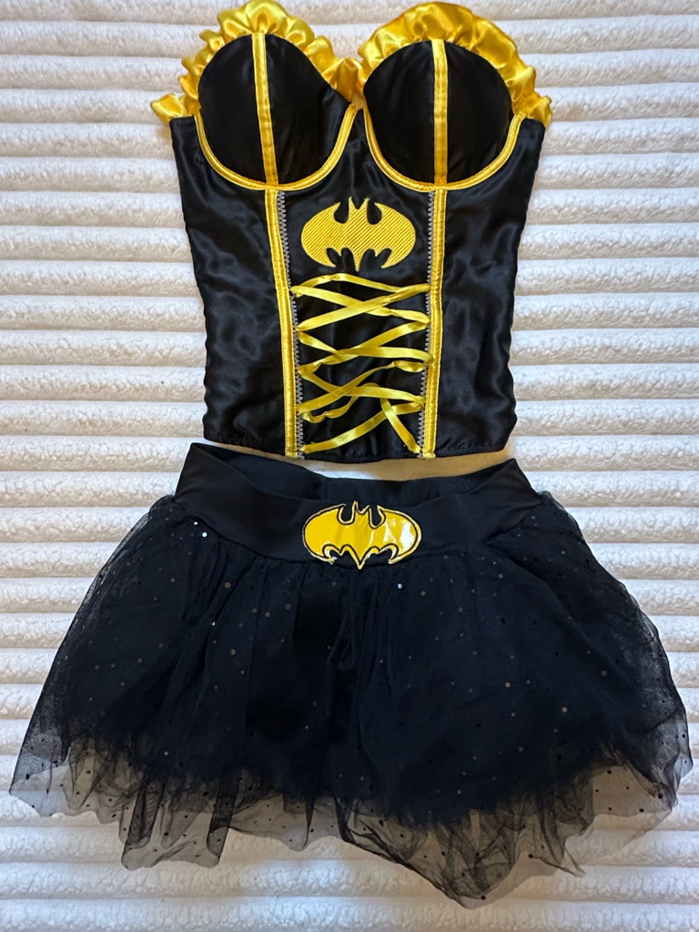 Batman Black and Yellow Corset Tutu Costume